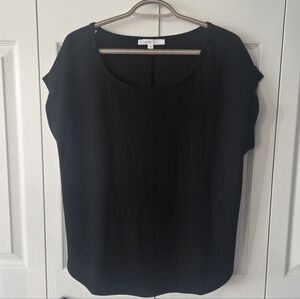 Cleo Black Flowy Blouse